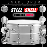 PD 14 Inch Steel Shell Snare Drum Professional Metal Percussion Instrument Factory Wholesale Price for Band and Students