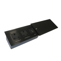 Jiaxin Bureau Extension Insérée UK Power Showroom Table cachée Prise de courant Chargeur Boîte de sortie
