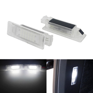 Lampes de porte LED pour Volkswagen Golf Jetta Caddy Tiguan 1KD947101, lumière blanche, coque transparente en plastique, mise à niveau et rénovation - Product Image 1
