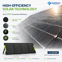 Panneau Solaire Pliable 200W pour Camping-Car et Station d'Énergie Extérieure – Chargeur Solaire Portable pour l'Extérieur – Fournisseur OEM