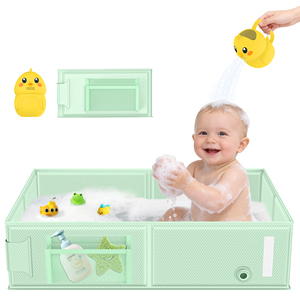 <span class=keywords><strong>Bañera</strong></span> Plegable <span class=keywords><strong>para</strong></span> Bebé, Libre de BPA, Certificada, Portátil, Plegable, <span class=keywords><strong>para</strong></span> Recién Nacidos y Niños Pequeños, Cumple con la Norma EN 17022 - Product Image 3