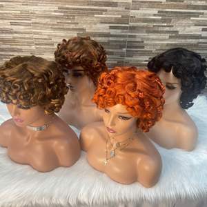 SDD Machine Made Full Density <span class=keywords><strong>Bob</strong></span> Perruque Cheveux Longs Brésiliens avec Bouncy Curl Body Wave Lace Front HD Perruque - Product Image 1