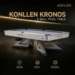 KONLLEN Premium Custom American 9 Ball Pool <b>Table</b> 3-piece 25mm Thick High Quality Slate Professional Tournament Style Speed KRON - Product Image 5