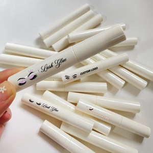 Wholesale 5ml Black <strong>White</strong> Pink Bottle Eyelash Glue Custom Logo Waterproof Full Strip Lash Glue Fast Dry Liquid Adhesive Glue - Product Image 2