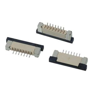 Connecteur FPC/FFC 9 broches, pas de 0,5 mm, contact supérieur/inférieur ZIF, type tiroir horizontal SMT/SMD - Product Image 1