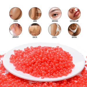 Nhà Máy Cung Cấp Chuyên Nghiệp Salon Chất Lượng Sáp 500G Dâu Tây Màu Đỏ Sáp Cứng Hạt Cho Đầy Đủ Cơ Thể Tẩy Lông - Product Image 2