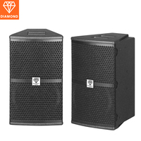 Speaker Audio Profesional Pasif/Aktif 10 Inch untuk Sistem Suara DJ Konser Indoor/Outdoor Speaker Audio Pro Outdoor