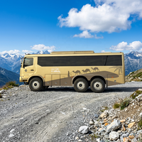 Nouveau Bus de Tourisme Diesel Manuel Dongfeng 6x6 AWD Tout-Terrain 31 Places, Fourniture Directe Usine