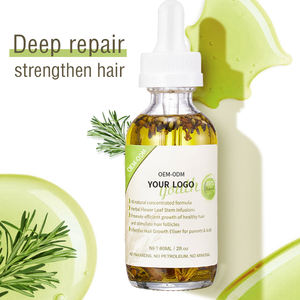 100% Natuurlijke Biologische Tea Tree Olie Verrijkte Rozemarijn Scalp Care Serum Eigen Merk Haarverzorging en Groeiolie voor Mannen en Vrouwen - Product Image 2