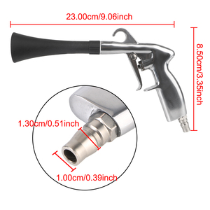 Rửa xe bọt Máy sấy 0.4mpa-10MPa lốc xoáy không khí thổi rửa xe súng khô làm sạch nội thất chi tiết công cụ làm sạch phụ kiện ô tô - Product Image 2