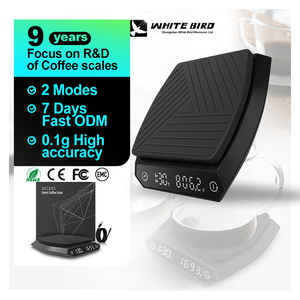 Báscula para Café en Grano y Té, Báscula para Café con Temporizador Timemore, Báscula, Alfombrilla de Pesaje Whitebird 110v, Báscula para Café al por Mayor - Product Image 1