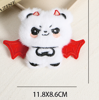 Porte-clés Peluche Chauve-souris Mignonne, Cadeau Créatif et Amusant pour Halloween, Breloque pour Sac