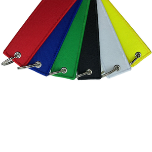 Llavero de Color Sólido Puro de Fábrica Certificada, Etiqueta de Identificación Personalizada, Llavero Bordado Tejido con Contenido Personalizado - Product Image 3