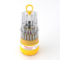 JACKLY JK-6036C – Kit de tournevis multifonction en plastique avec embouts magnétiques (20-40 pièces) – Haute qualité pour réparation domestique et bricolage