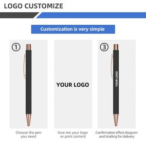 In Stock Luxury High End Metal <b>Ballpoint</b> <b>Pen</b> Custom Laser Engraved Logo Premium Executive Corporate Gift <b>Pen</b> - Product Image 6