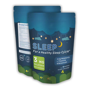 VitaHall Sleep Gummy, <span class=keywords><strong>3</strong></span> <span class=keywords><strong>mg</strong></span> de <span class=keywords><strong>mélatonine</strong></span>, L-théanine, fabrication directe en usine, gommes à la <span class=keywords><strong>mélatonine</strong></span>, vitamines pour adultes pour améliorer le sommeil - Product Image 1