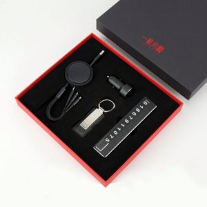 Design Wholesale Custom Promotion Business Gift Items Keychain Gifts <b>Set</b> Cars for Vip Clients Souvenirs - Product Image 3