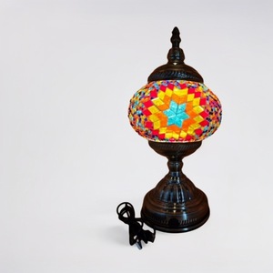 Factory Wholesale Retro Mosaic Table <b>Lamp</b> Rechargeable Turkish Style Exotic Ambient Mini Desk <b>Lamp</b> - Product Image 1