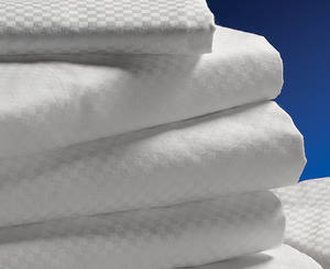 100% जैविक कपास 300 टी डोबी सैटिन स्ट्रिप कपड़े के हल्के नरम टोपे को चेक करते हैं - Product Image 1