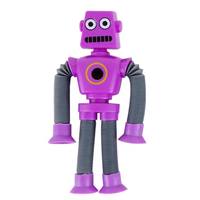 Mainan Robot Teleskopik Sucker Robot yang Selalu Berubah Bentuk, Tabung Peregangan Bercahaya, Mainan Pelepas Stres yang Menyenangkan, Hadiah Mainan Teleskopik