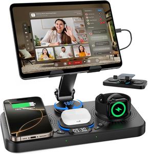 <span class=keywords><strong>Cargador</strong></span> Inalámbrico 6 en 1 <span class=keywords><strong>para</strong></span> <span class=keywords><strong>Apple</strong></span>, Estación de Carga <span class=keywords><strong>para</strong></span> Múltiples Dispositivos, Compatible con iPad/<span class=keywords><strong>iPhone</strong></span> 17/16/15/<span class=keywords><strong>Apple</strong></span> <span class=keywords><strong>Watch</strong></span>/AirPods - Product Image 1