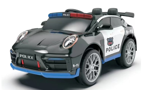 Iki koltuk üzerinde bebek bisikleti 12v pil güç tekerlek çocuklar çocuklar için araba polis arabası elektrikli binmek - Product Image 4