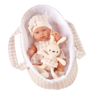 Muñeca Bebé Reborn Súper Realista de 12 Pulgadas con Set de Cuna, Vestidos para Fiestas, Simulación de Bebé, Muñeca Relajante para Jugar - Product Image 4