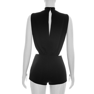 Viviblook J26RP174 Ropa de Verano para Mujer, Sexy, Sin Mangas, con Botones, Color Sólido, Plisado, Ajustado, Informal - Product Image 4