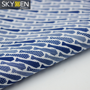 Skygen suave corbata patrón Canadá personalizado impreso camisas de algodón de tela de <span class=keywords><strong>muselina</strong></span> - Product Image 4