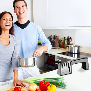 Affûteur de couteaux à tige fine diamantée 4-en-1 pour la maison et la cuisine, système de pierres d'affûtage pour ciseaux et lames en acier inoxydable - Product Image 6