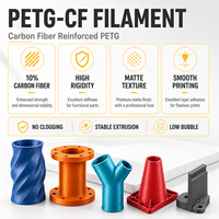 Filamen PETG-CF Becreative Berkualitas Tinggi 1.75mm Serat Karbon 1kg Gulungan Kekuatan Tinggi Bahan Habis Pakai Printer 3D