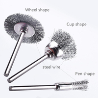 Brosse métallique dremel outil rotatif brosse métallique de polissage brosse métallique pour meuler et enlever la rouille
