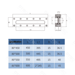 Прямоугольный зажим из нержавеющей стали DEYI 304/316L, плоскоуровнемер низкого давления с обзорным зеркалом - Product Image 6