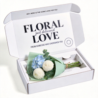 Scatola di Spedizione in Cartone Ondulato di Alta Qualità per Confezionare Bouquet di Fiori