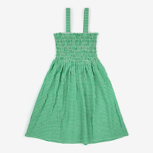 Vêtements <span class=keywords><strong>d</strong></span>'<span class=keywords><strong>été</strong></span> personnalisés pour <span class=keywords><strong>petite</strong></span> fille <span class=keywords><strong>Robe</strong></span> <span class=keywords><strong>à</strong></span> carreaux en coton et lin avec doublure en viscose <span class=keywords><strong>Robe</strong></span> sans manches nouée <span class=keywords><strong>à</strong></span> <span class=keywords><strong>bretelles</strong></span> - Product Image 6