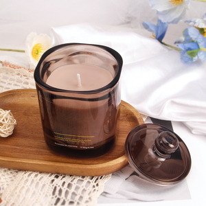 Vela Grande de Mezcla de Cera de Soja en Frasco de Vidrio, Decoración Moderna y Ecológica para el Hogar, sin Llama, para Acción de Gracias, Navidad, Bodas - Product Image 1