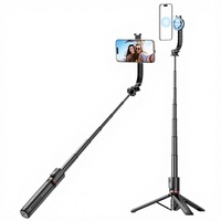 Support trépied sans fil L20 en gros avec support magnétique pour téléphone, hauteur réglable, suivi intelligent, compatible bureau