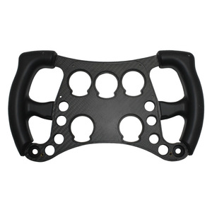 Plaques aérodynamiques pour ordinateur de vélo de route, 2,<span class=keywords><strong>5</strong></span> <span class=keywords><strong>mm</strong></span>, en fibre de carbone 3K plain, découpées CNC avec des plis <span class=keywords><strong>0</strong></span>/90 et des bords chanfreinés C0.<span class=keywords><strong>5</strong></span> - Product Image 1