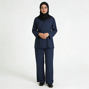 Abaya per Donne Musulmane in Poliestere Leggero, Taglie Grandi, per Preghiera del Ramadan e Abiti da <span class=keywords><strong>Matrimonio</strong></span>, Design Portatile Fatto a Mano - Product Image 4