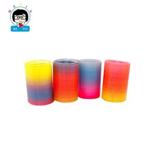 Juguete de Resorte Mágico de Arcoíris al por Mayor, Juguete de Resorte Colorido para Fiestas de Cumpleaños, Apto para Niños - Product Image 4
