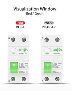 Disjoncteur différentiel RCCB TONGOU 40A 10KA <span class=keywords><strong>30mA</strong></span> <span class=keywords><strong>Type</strong></span> <span class=keywords><strong>A</strong></span>, bipolaire 2P 6KA <span class=keywords><strong>30mA</strong></span>, en stock - Product Image 3