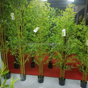Qingdao Supplier Artificial Bamboo Plant Faux <strong>Tree</strong> Tropical Green Potted Plants Artificial for Office Patio Outdoor Decor - Product Image 4