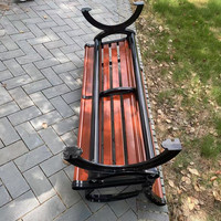 Banc en composite bois-plastique pour extérieur, planche décorative pour terrasse, banc de jardin
