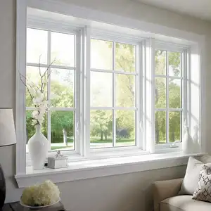 Sunnsky австралийский стандарт lowes алюминиевое окно с двойным остеклением/французское алюминиевое окно