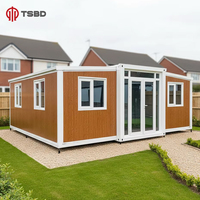 Maison conteneur moderne extensible pour bureau de jardin au Royaume-Uni, pod de studio mobile, espace de vie préfabriqué avec certification CE