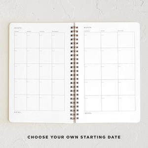 Cuaderno de Planificación <span class=keywords><strong>sin</strong></span> Fechas, Diseño de Encuadernación en Espiral, Utiliza Papel Liso de Alta Calidad que Evita que el Tinta se Difuse - Product Image 2