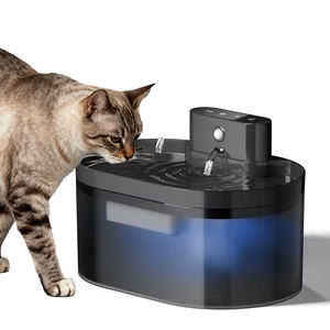 2.2L/74.4oz वायरलेस बिल्ली डिस्पेंसर 2000 मा बैटरी संचालित रिचार्जेबल इनडोर स्वचालित बिल्ली पानी का फव्वारा - Product Image 1