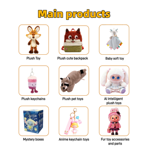 Jouets en peluche de la série Werewolf Kill, peluches mignonnes et adorables, figurines en peluche et en caoutchouc, objets de collection, cadeaux tendance, ornements, 14 cm, thème animal - Product Image 5