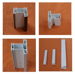 Huazhijie fenêtre à battant en plastique pvc profils upvc fenêtre et cadre de porte - Product Image 6
