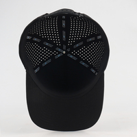 Gorra de Golf Impermeable de Alta Calidad, Personalizada, 100% Poliéster, Perforada, Unisex, para Deportes al Aire Libre, con Bordado a Mano y Parche de PVC, BSCI